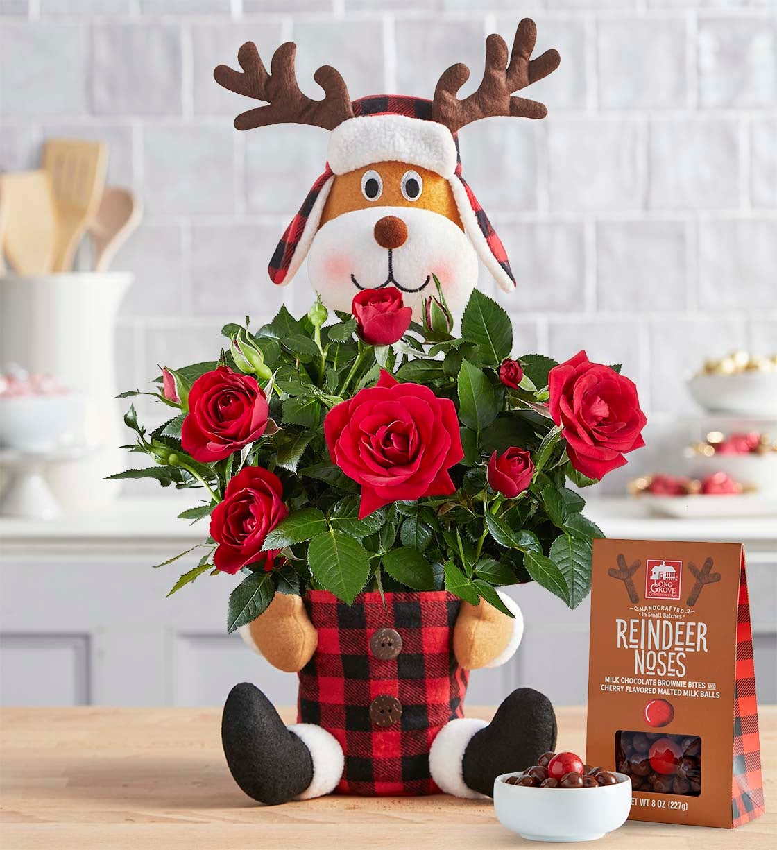 Rudy the Red Rose Reindeer